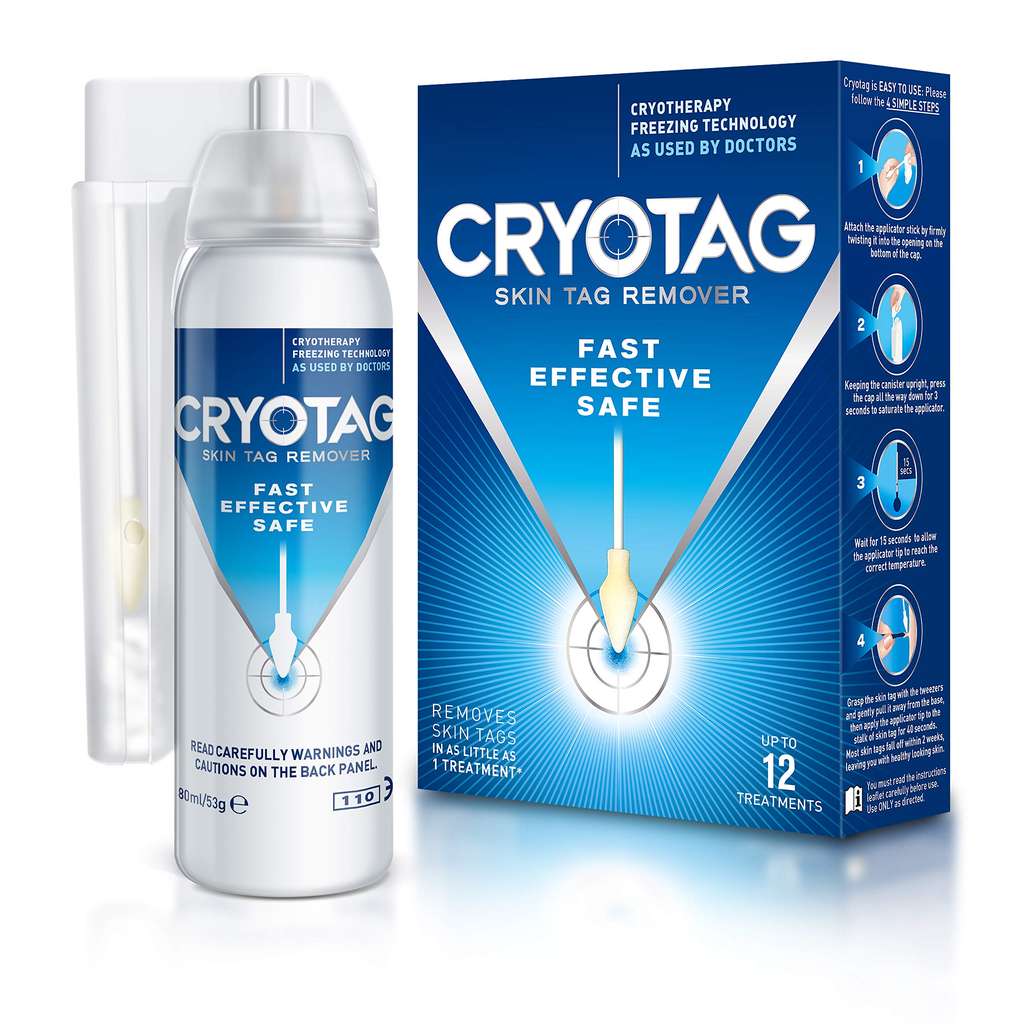 Cryotag Skin Tag Remover, Fast Effective Safe Skin Tag Removal, Removes Skin Tags in as Little as 1 Treatment, Up to 12 Treatments